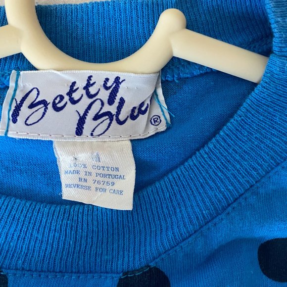 Vintage Betty Blue Crop Top - Picture 7 of 8